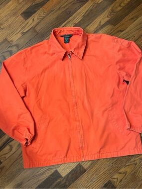 J. Crew Harrington Orange Men’s Jacket. Size M